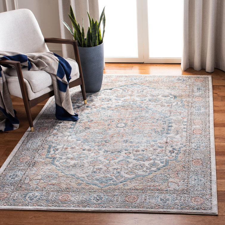 Martha Stewart Rugs Oriental Gray/Blue Area Rug & Reviews Wayfair